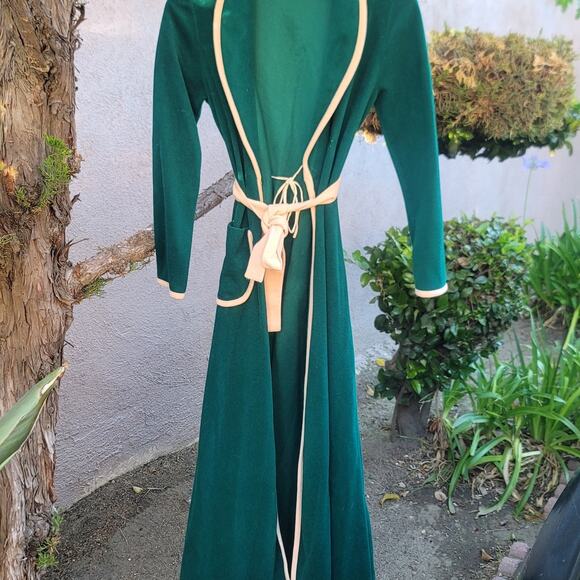 Vtg 1970s Vassarette Full length Robe - Picture 2 of 7